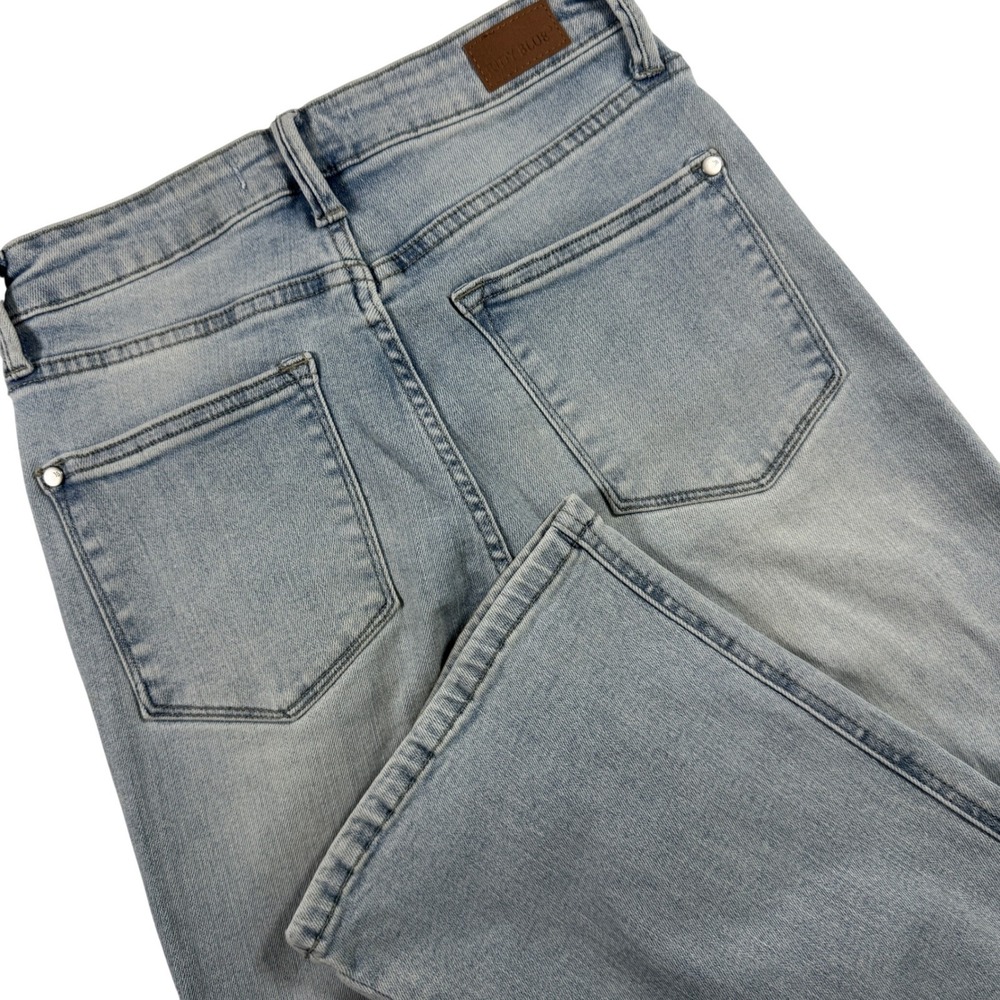 Judy Blue‎ Straight Fit Jeans Women 5/27 Light Wash High Rise Stretch Denim